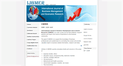 Desktop Screenshot of ijbmer.com